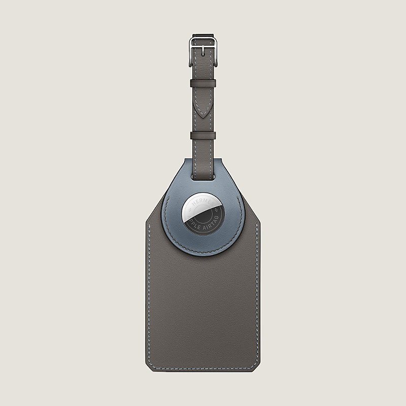 Porte-adresse bicolore Apple AirTag Hermès | Hermès Canada